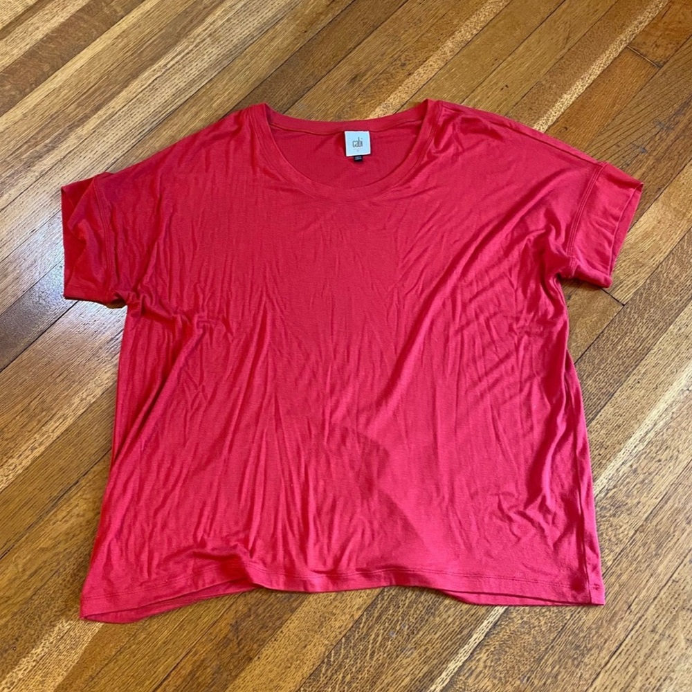 CAbi Oversized Short Sleeved Shirt